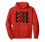 Soccer Valentines Day Sports And Hoodie - Unique Graphic Men Women
