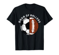Dada Ballers Funny Soccer Football Dad T-Shirt - Unique Graphic for Adults