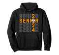 Senior Class 2024 Graduation 2024 Soccer Hoodie - Fun Novelty Design Unisex
