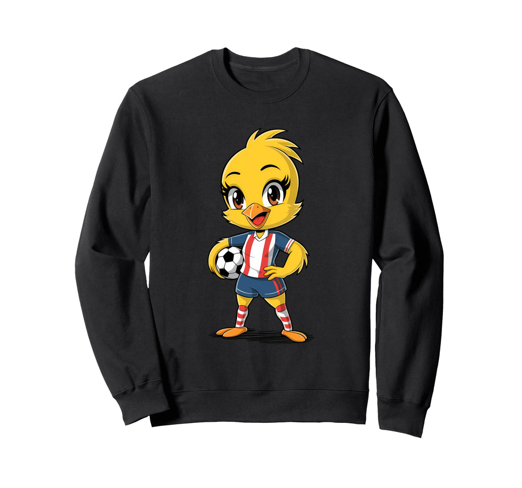 Soccer Chick Soccer Player Soccer Sweatshirt - Novelty Apparel for Adults