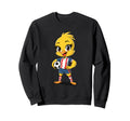 Soccer Chick Soccer Player Soccer Sweatshirt - Novelty Apparel for Adults