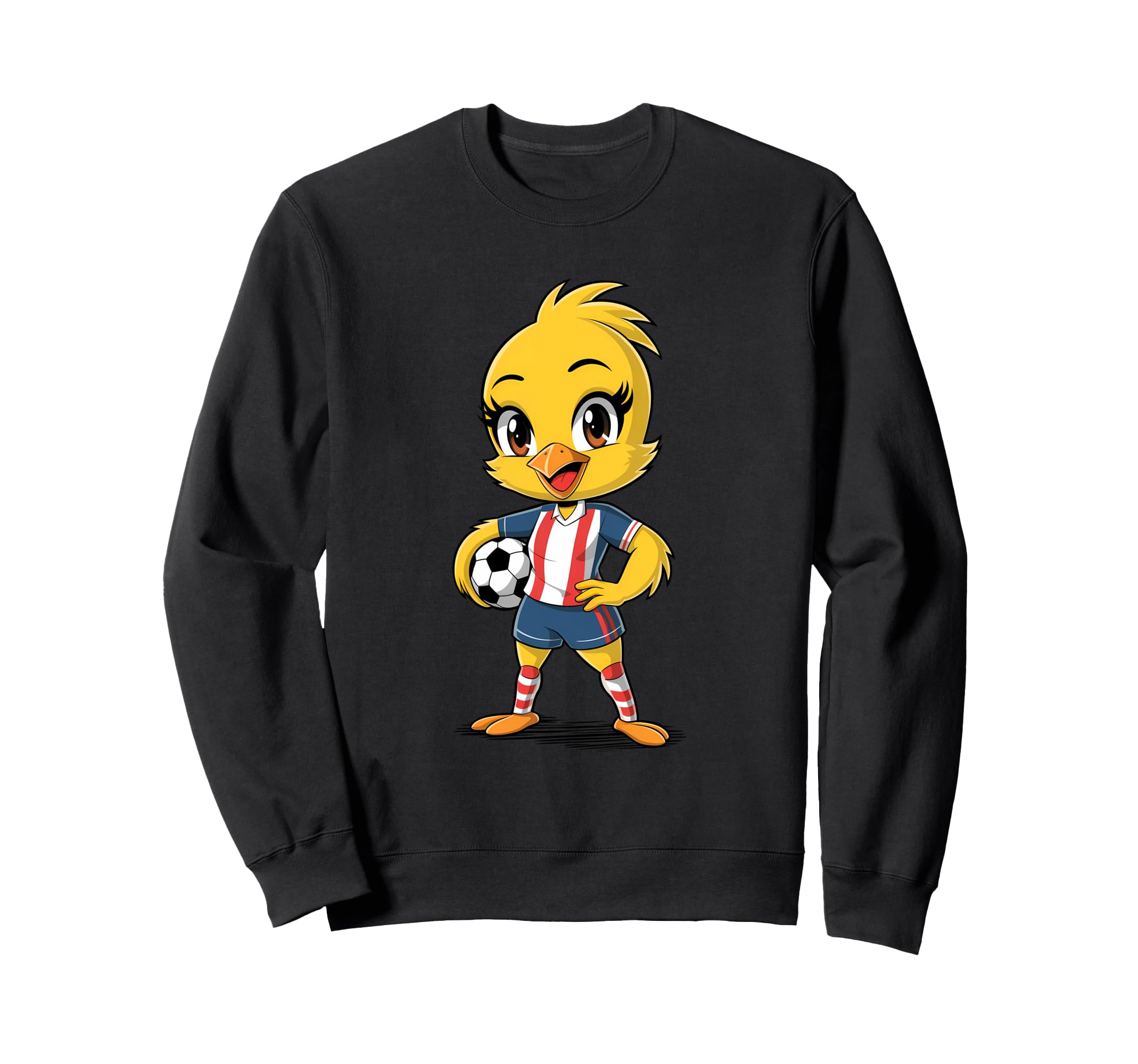 Soccer Chick Soccer Player Soccer Sweatshirt - Novelty Apparel for Adults