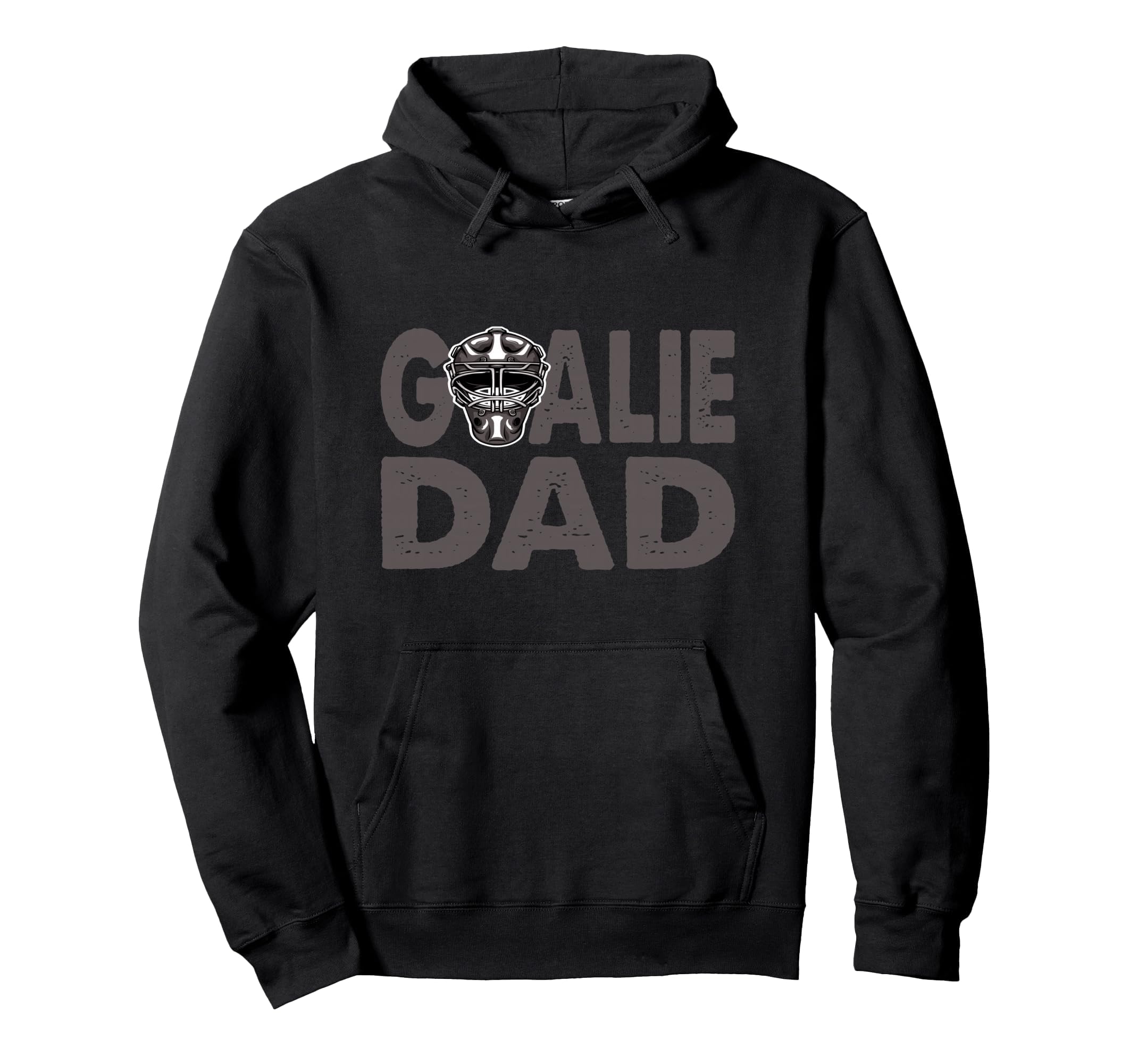 Ice Hockey Goalkeeper Dad Black Small Hoodie - Streetwear Style Unisex