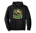 Funny Sport Soccer Player Soccer Hoodie - Graphic Print for Adults