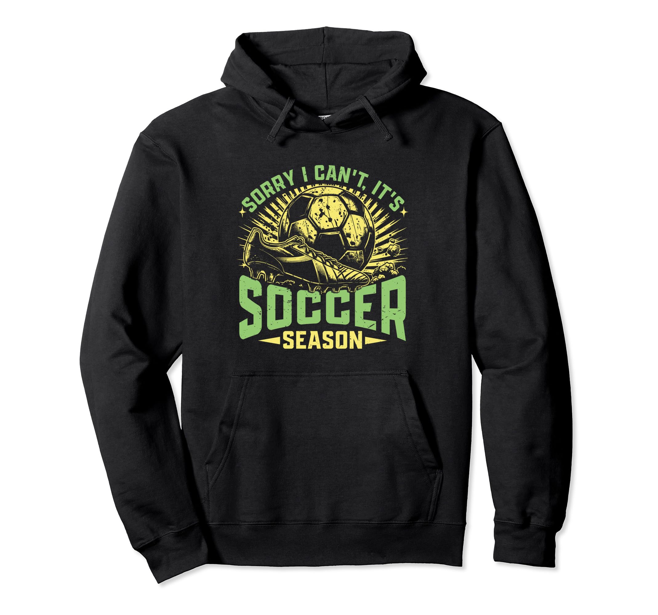 Funny Sport Soccer Player Soccer Hoodie - Graphic Print for Adults