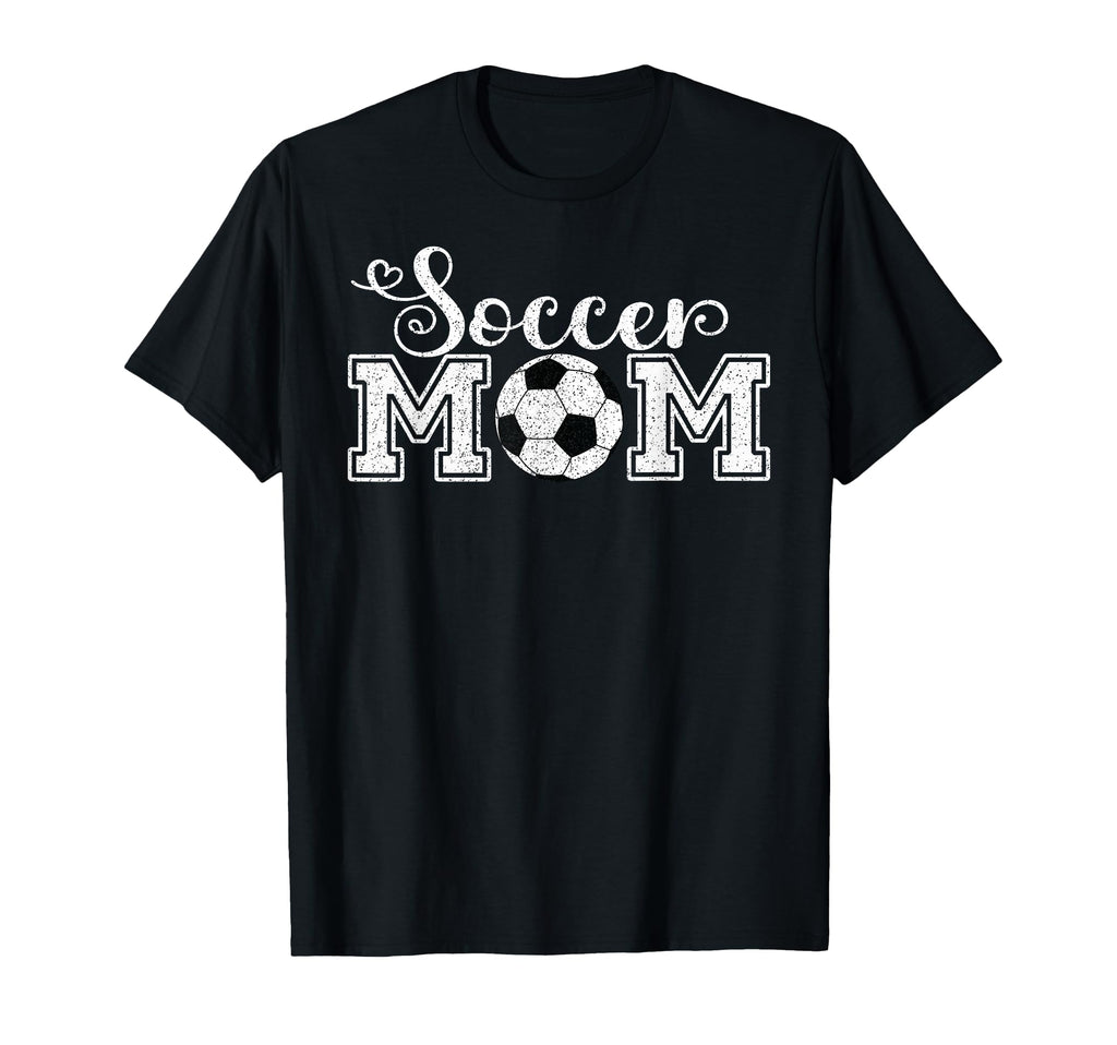 Soccer Mom Soccer Mama Checkered T-Shirt - Trendy Graphic for Adults