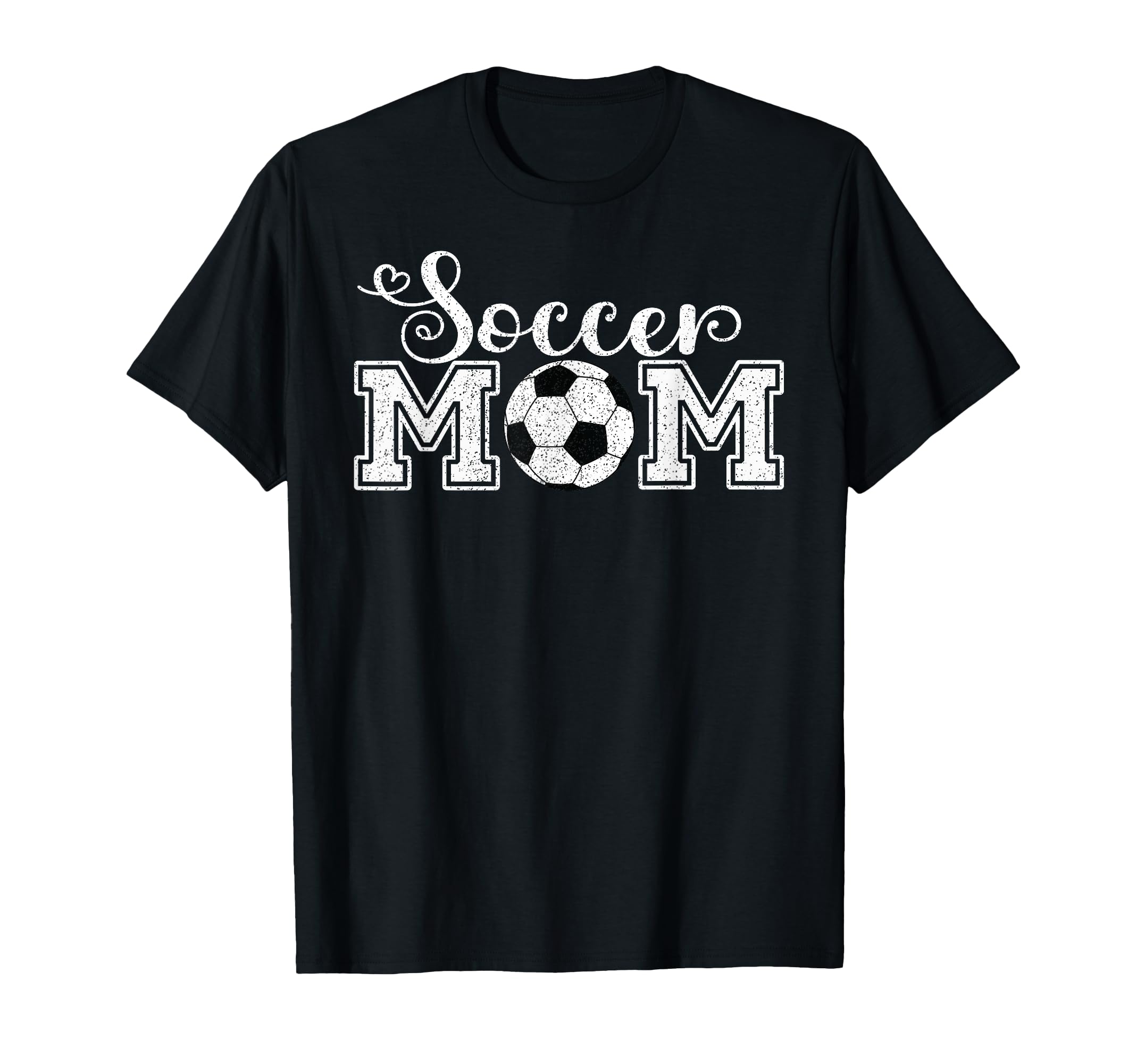 Soccer Mom Soccer Mama Checkered T-Shirt - Trendy Graphic for Adults