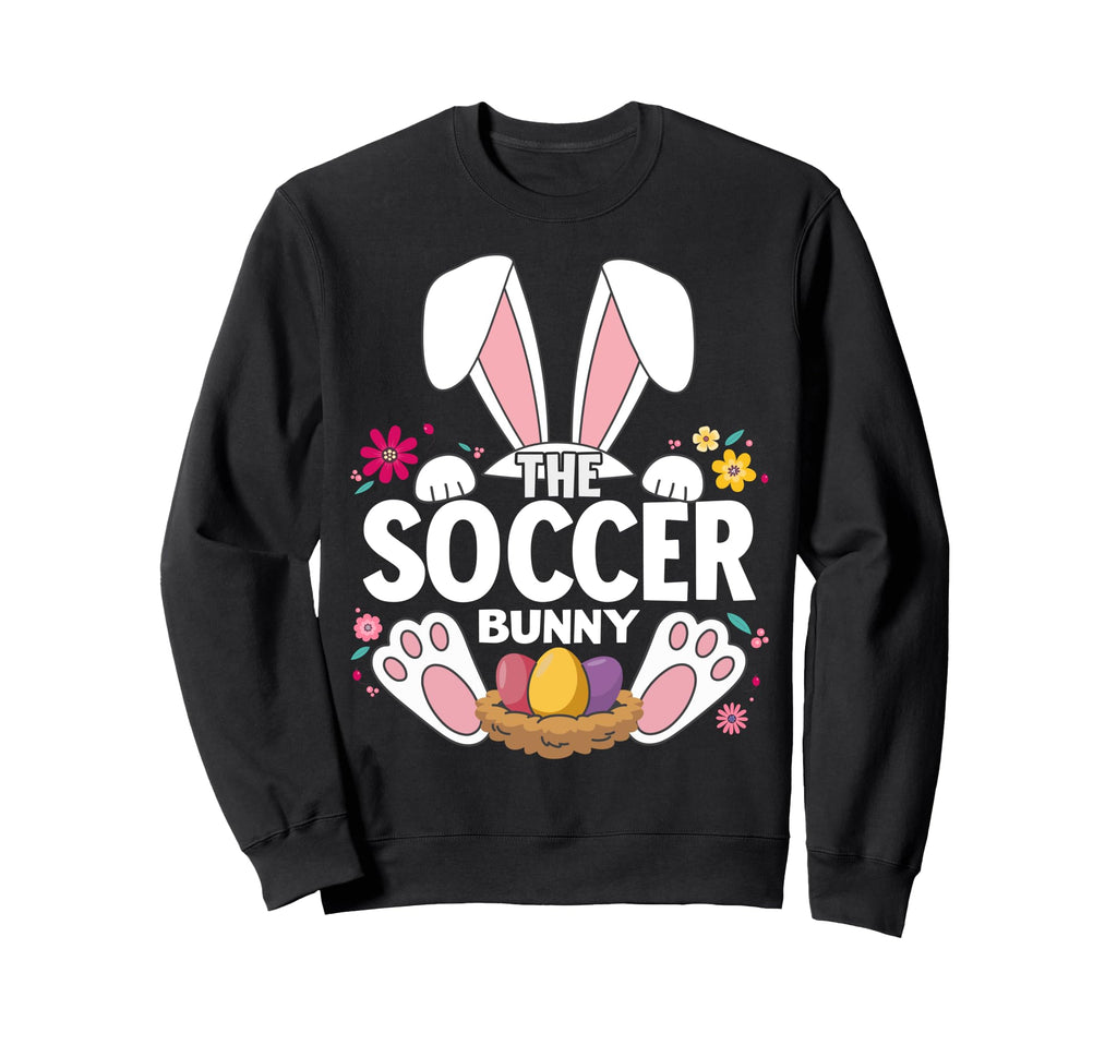Matching Easter Soccer Bunny Family Sweatshirt - Graphic Print Unisex