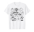 Preppy Game Day Soccer Mom Streetwear T-Shirt - Unique Graphic for Adults