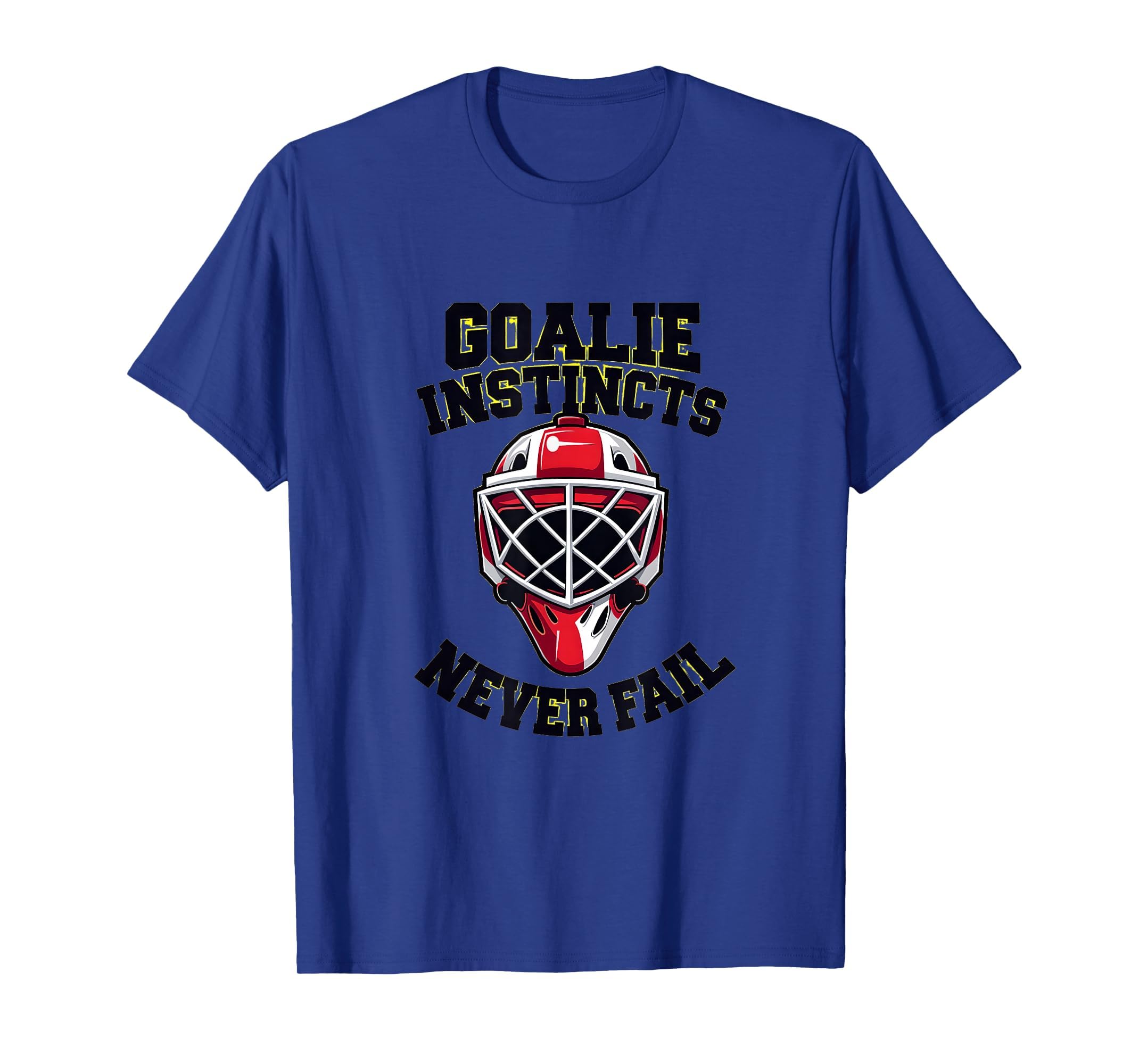 Goalie Instincts Never Fail Soccer T-Shirt - Custom Art Print for Adults