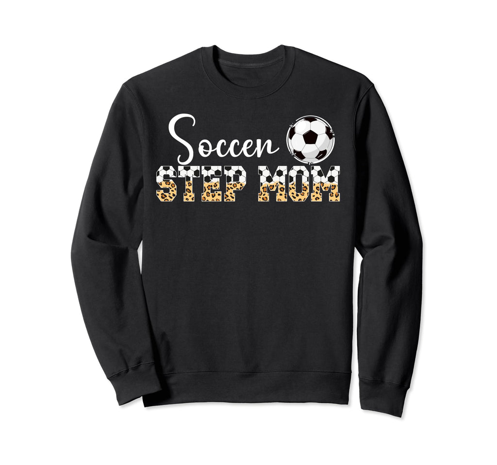 Soccer Step Mom Soccer Player Sweatshirt - Aesthetic Graphic Men Women