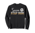 Soccer Step Mom Soccer Player Sweatshirt - Aesthetic Graphic Men Women
