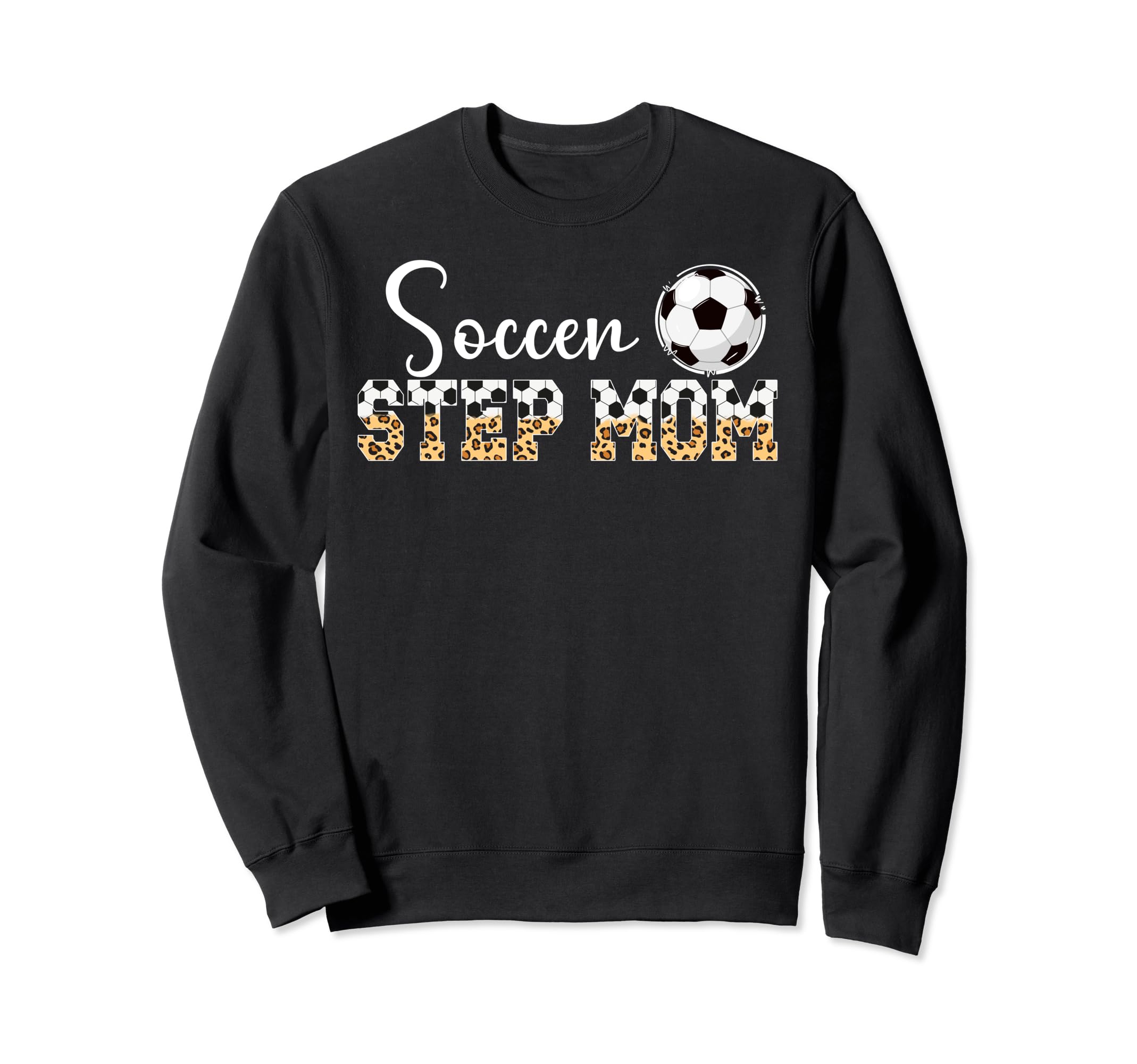 Soccer Step Mom Soccer Player Sweatshirt - Aesthetic Graphic Men Women