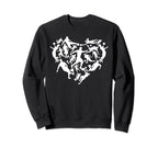 Soccer Heart Soccer Player Heart Sweatshirt - Fun Novelty Design Men Women