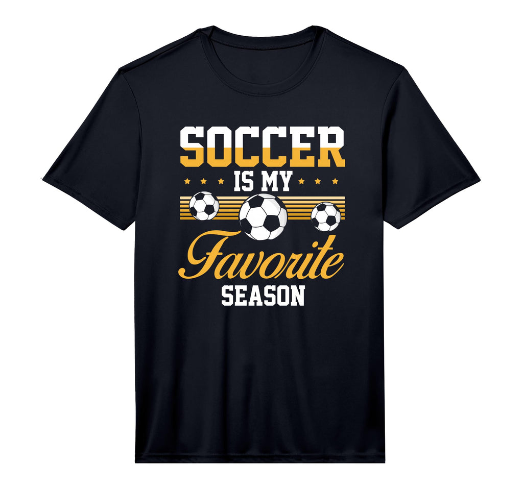 Soccer Is My Favorite Season Soccer T-Shirt - Custom Art Print Unisex