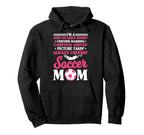 Shin Guard Supportive Cheering Soccer Hoodie - Casual Everyday Wear Unisex