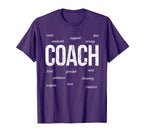 Coach Thank You Gift Funny Appreciation T-Shirt - Graphic Print Men Women