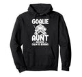 Funny Hockey Goalie Aunt Ice Hockey Keeper Hoodie - Novelty Apparel Unisex