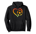Soccer Player Soccer Heart Soccer Hoodie - Fun Novelty Design for Adults