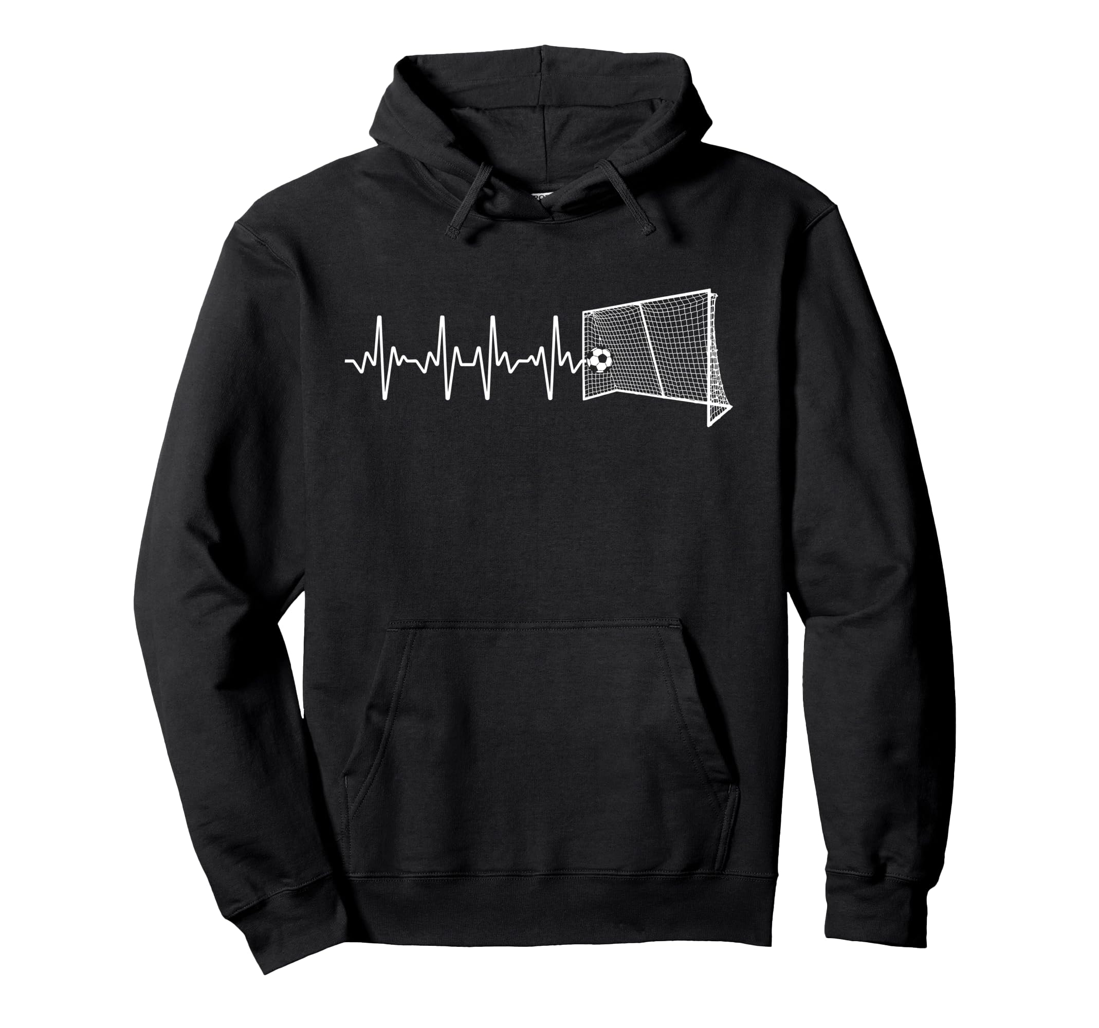 Soccer Art Goalie Football Soccer Hoodie - Fun Novelty Design for Adults