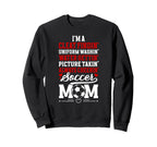 Im Soccer Mom Soccer Player Sweatshirt - Casual Everyday Wear Men Women