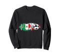 Mexico Soccer Heartbeat Sweatshirt - Casual Everyday Wear for Adults