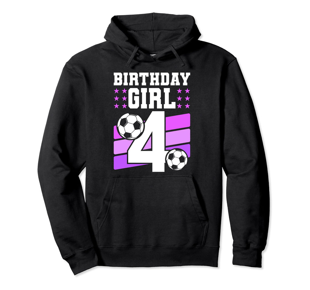 4 Years Old 4Th Birthday Gift Bday Hoodie - Novelty Apparel for Adults