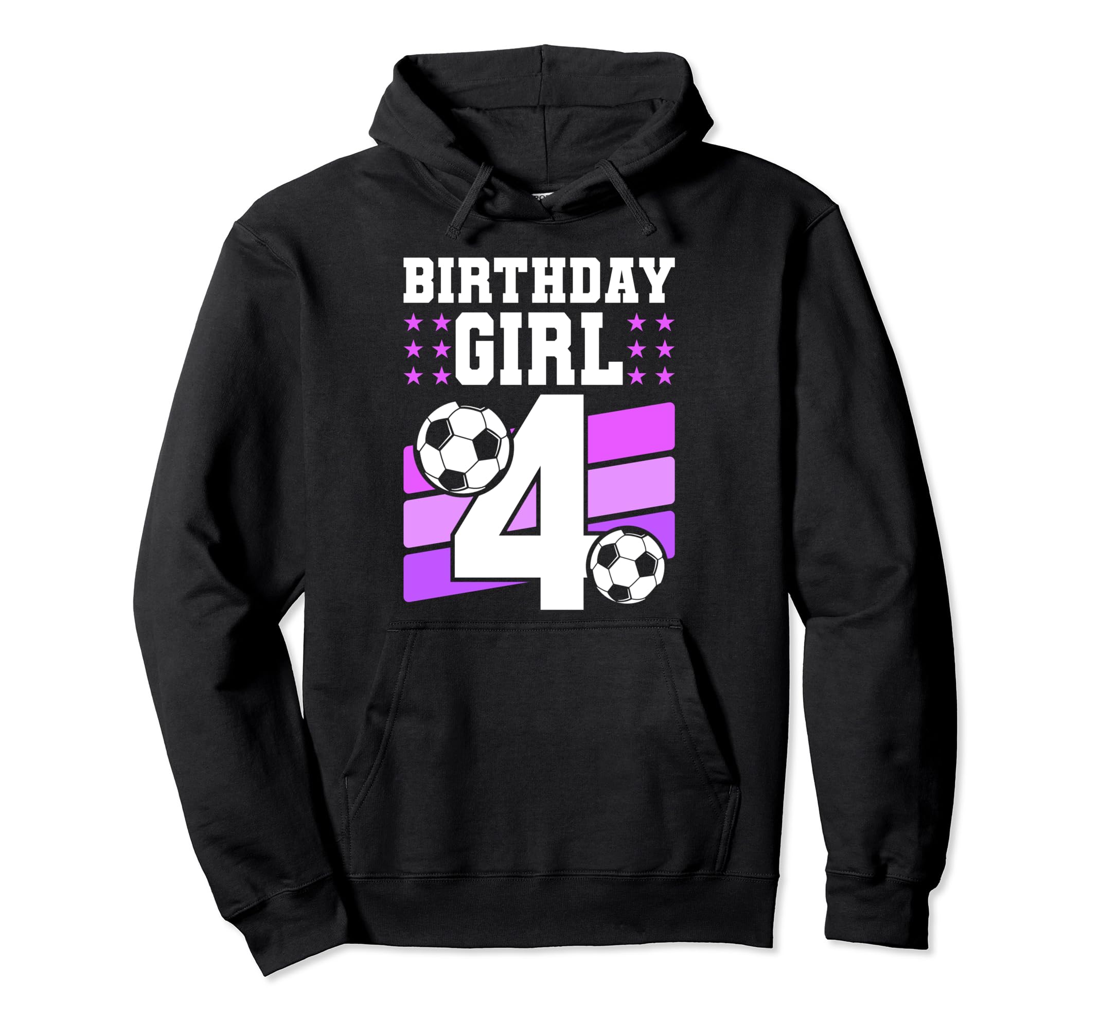 4 Years Old 4Th Birthday Gift Bday Hoodie - Novelty Apparel for Adults