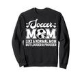 Soccer Mom Soccer Player Mom Sweatshirt - Casual Everyday Wear for Adults