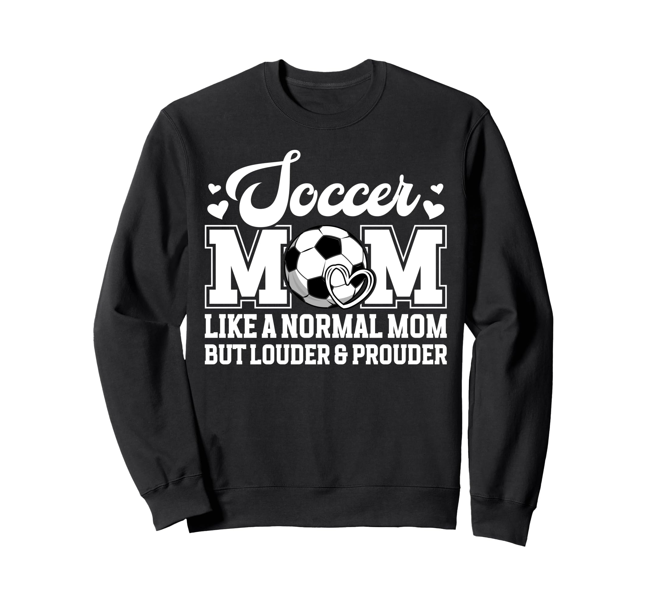 Soccer Mom Soccer Player Mom Sweatshirt - Casual Everyday Wear for Adults