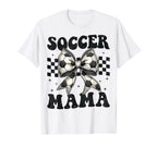 Soccer Mama Funny Coquette Bow Mom T-Shirt - Custom Art Print Men Women