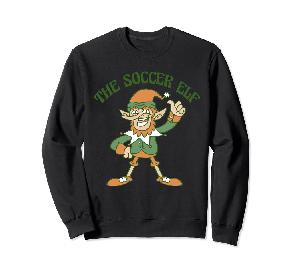 Soccer Elf Ugly Sweatshirt - Custom Art Print Unisex