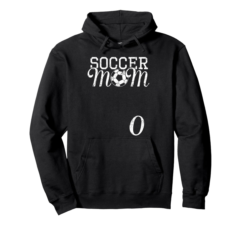 Soccer Mom Jersey Number 0 Favorite Player Hoodie - Unique Graphic Unisex