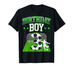 Soccer Themed Birthday Outfit 3 Year T-Shirt - Custom Art Print Men Women