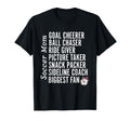 Soccer Mom Proud Support Sports Mom Great T-Shirt - Graphic Print Unisex