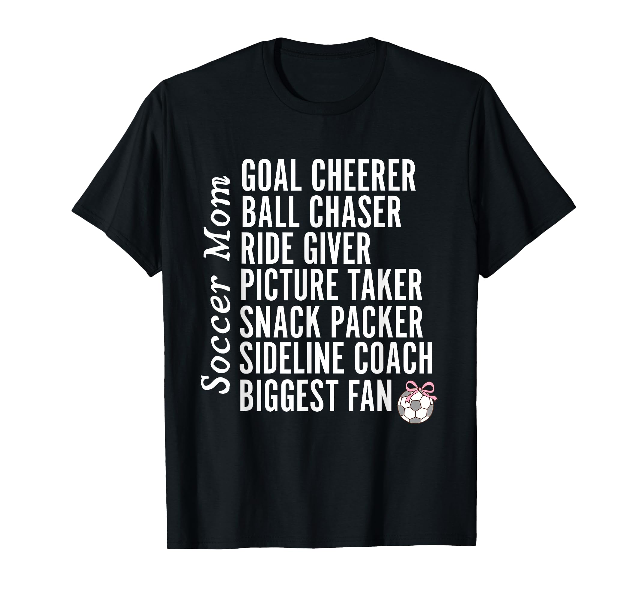 Soccer Mom Proud Support Sports Mom Great T-Shirt - Graphic Print Unisex