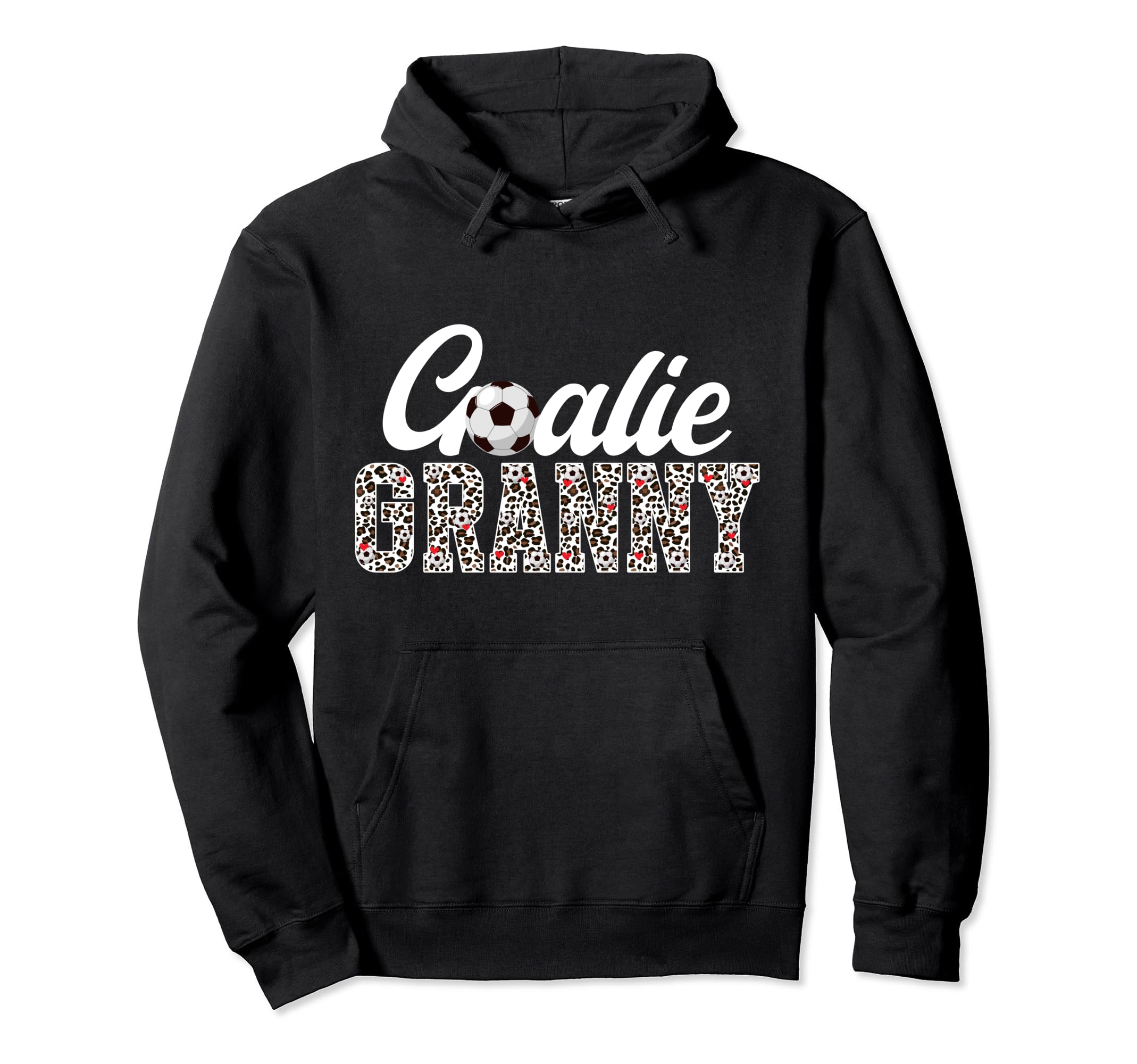 Soccer Goalie Granny Leopard Soccer Hoodie - Custom Art Print Men Women