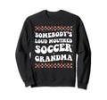 Somebodys Loud Mouthed Soccer Sweatshirt - Minimalist Print Men Women
