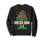 Santas Favorite Soccer Mom Sweatshirt - Casual Everyday Wear Men Women