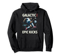 Soccer Player Galactic Power Epic Hoodie - Casual Everyday Wear for Adults