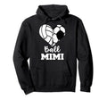Ball Mimi Funny Soccer Volleyball Heart Hoodie - Minimalist Print Unisex