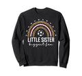 Little Sister Biggest Fan Soccer Sweatshirt - Streetwear Style Men Women