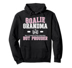 Hockey Goalie Grandma Hockey Keeper Hoodie - Novelty Apparel for Adults