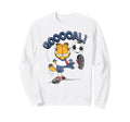 Garfield Soccer Goal Sweatshirt - Custom Art Print Unisex