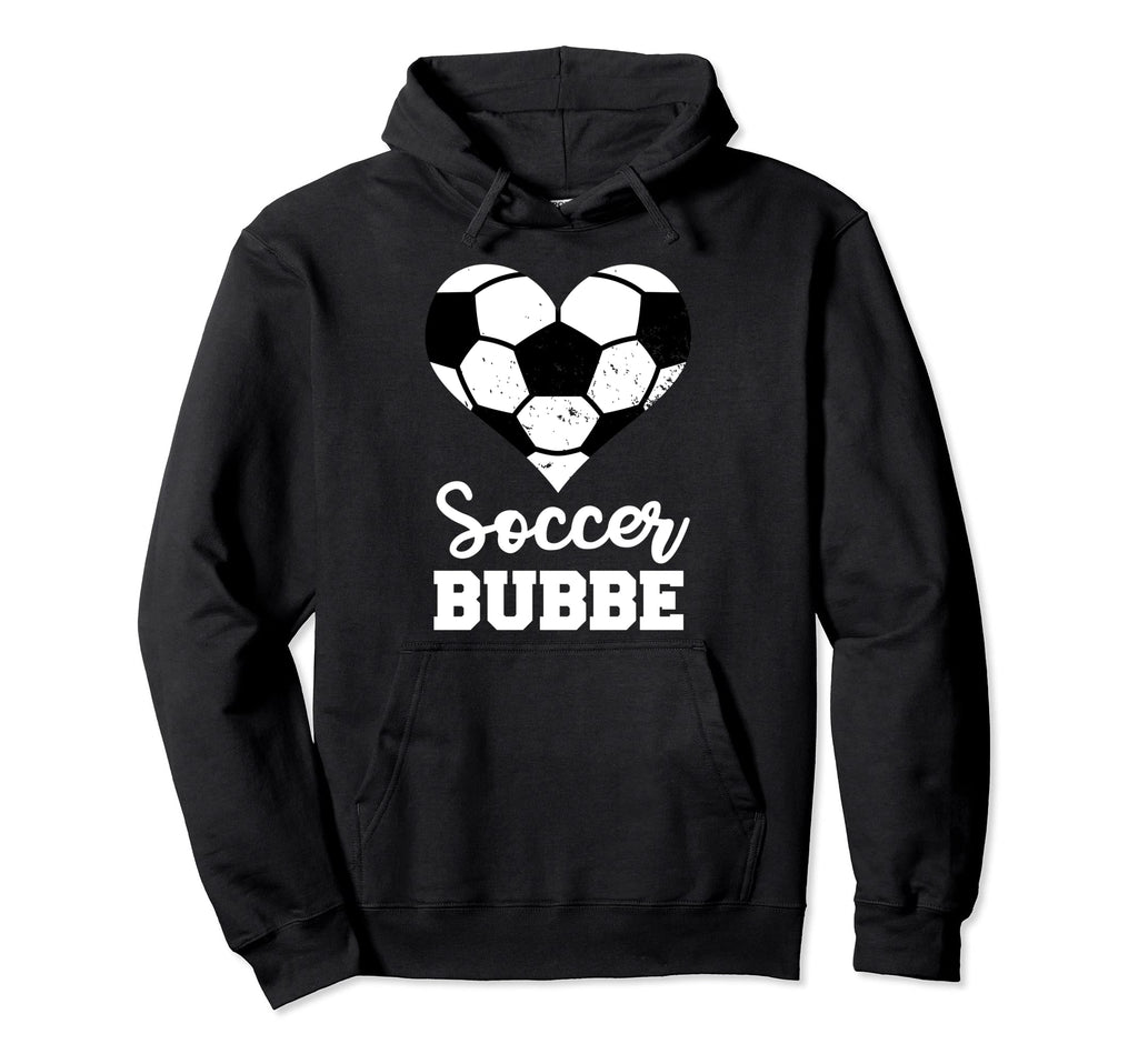 Soccer Bubbe Funny Soccer Heart Grandma Hoodie - Streetwear Style Unisex