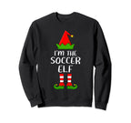 Matching Family Group Im Soccer Elf Sweatshirt - Unique Graphic Unisex