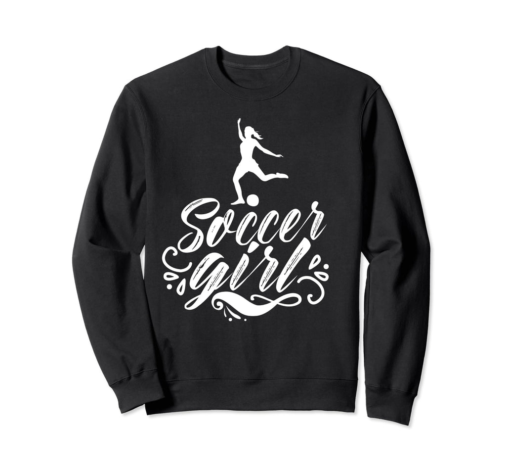 Soccer Player Womens Soccer Sweatshirt - Casual Everyday Wear for Adults