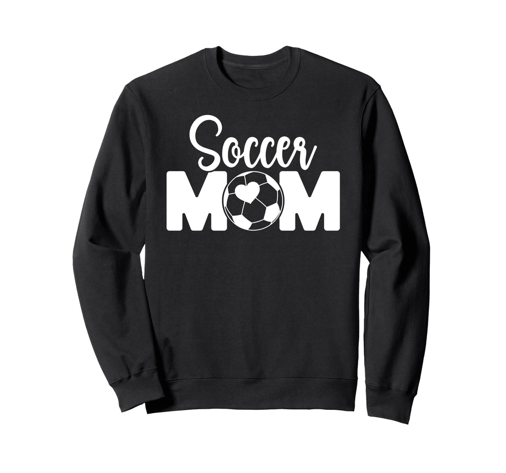 Soccer Mom Soccer Player Mom Sweatshirt - Minimalist Print for Adults