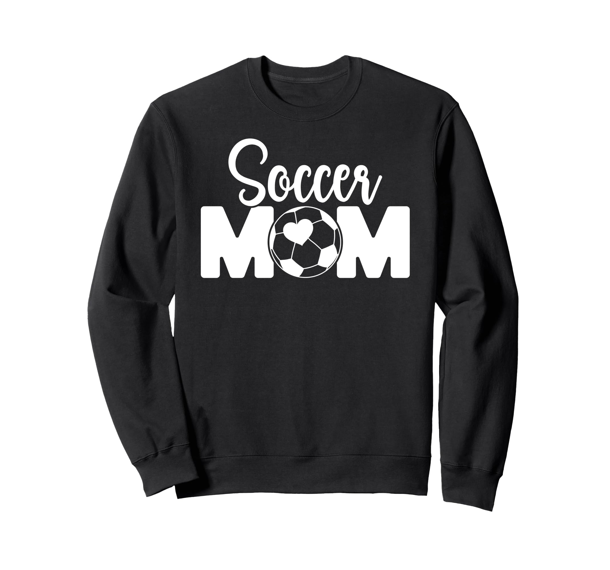 Soccer Mom Soccer Player Mom Sweatshirt - Minimalist Print for Adults