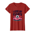 I Love My Cleats Soccer T-Shirt - Graphic Print Men Women